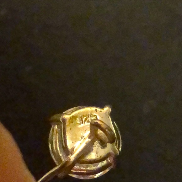 Silver crystal/Diamond stud dangle earrings - Picture 3 of 3